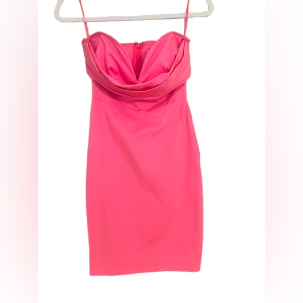 More To Come Sophia Midi Dress Pink Strapless Dress Current on Revolve Size S - Picture 5 of 7